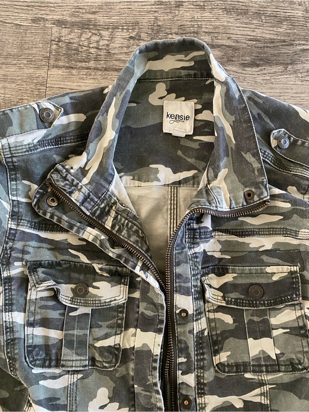 Camo Flap Pocket Jacket M - Picture 6 of 15
